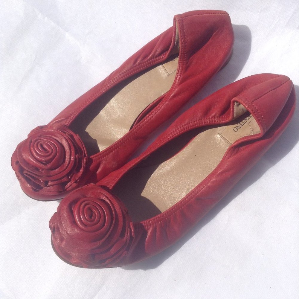 VALENTINO GARAVANI ATELIER SHOES ROSE BALLET FLATS - Picture 9 of 9